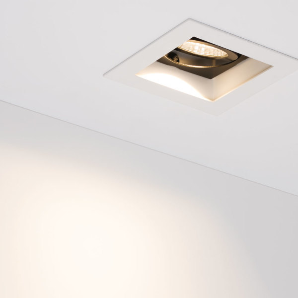 Светильник CL-KARDAN-S102x102-9W White (WH-BK, 38 deg) (ARL, IP20 Металл, 3 года)