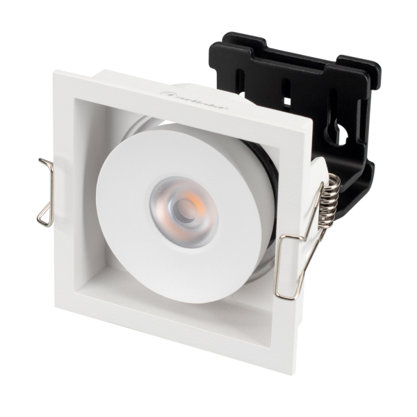 Светильник CL-SIMPLE-S80x80-9W Warm3000 (WH, 45 deg) (ARL, IP20 Металл, 3 года)