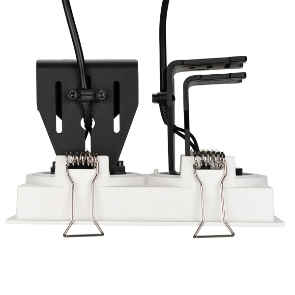 Светильник CL-SIMPLE-S148x80-2x9W Warm3000 (WH, 45 deg) (ARL, IP20 Металл, 3 года)