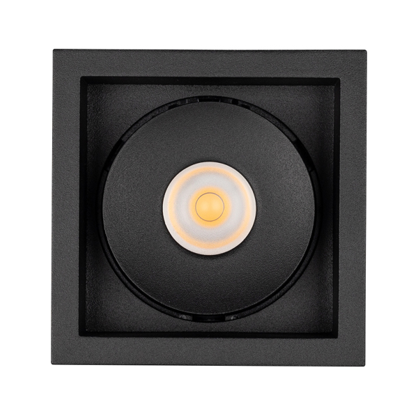 Светильник CL-SIMPLE-S80x80-9W Day4000 (BK, 45 deg) (ARL, IP20 Металл, 3 года)