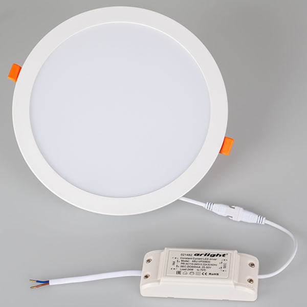 Светильник DL-BL225-24W White (ARL, IP40 Металл, 3 года)