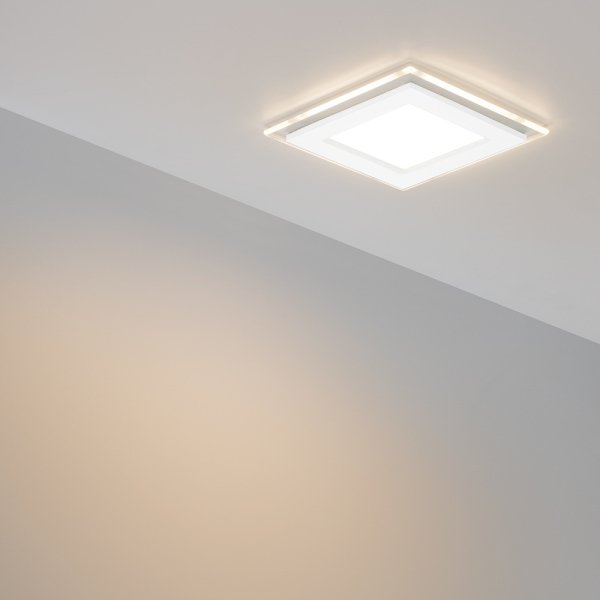 Светодиодная панель LT-S160x160WH 12W Day White 120deg (ARL, IP40 Металл, 3 года)