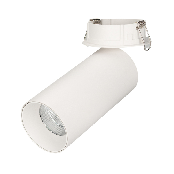 Светильник SP-POLO-BUILT-R65-8W White5000 (WH-WH, 40 deg) (ARL, IP20 Металл, 3 года)