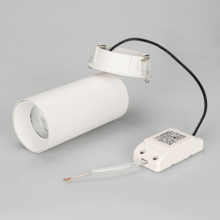 Светильник SP-POLO-BUILT-R65-8W White5000 (WH-WH, 40 deg) (ARL, IP20 Металл, 3 года)