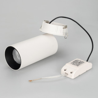 Светильник SP-POLO-BUILT-R65-8W White5000 (WH-BK, 40 deg) (ARL, IP20 Металл, 3 года)