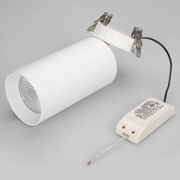 Светильник SP-POLO-BUILT-R95-25W White5000 (WH-WH, 40 deg) (ARL, IP20 Металл, 3 года)