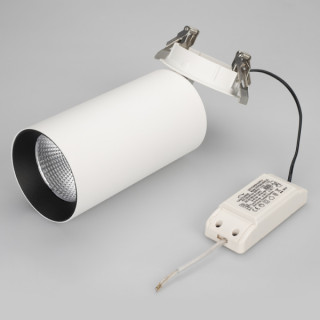 Светильник SP-POLO-BUILT-R95-25W Warm3000 (WH-BK, 40 deg) (ARL, IP20 Металл, 3 года)