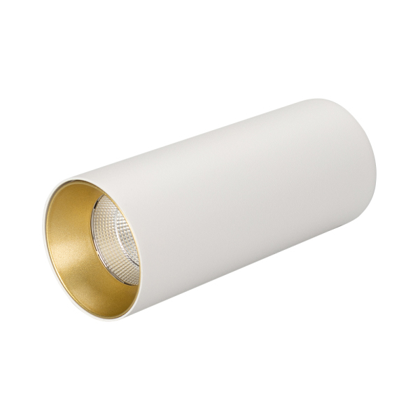 Светильник SP-POLO-SURFACE-R65-8W White5000 (WH-GD, 40 deg) (ARL, IP20 Металл, 3 года)