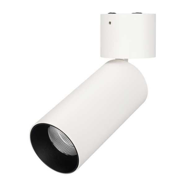 Светильник SP-POLO-SURFACE-FLAP-R65-8W White5000 (WH-BK, 40 deg) (ARL, IP20 Металл, 3 года)