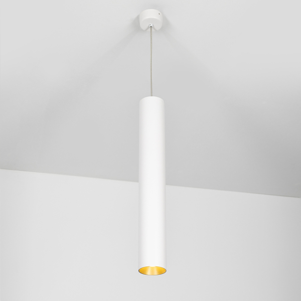 Светильник SP-POLO-HANG-LONG450-R65-8W White5000 (WH-GD, 40 deg) (ARL, IP20 Металл, 3 года)