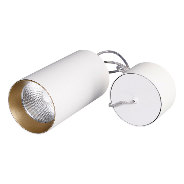 Светильник SP-POLO-HANG-R85-15W White5000 (WH-GD, 40 deg) (ARL, IP20 Металл, 3 года)