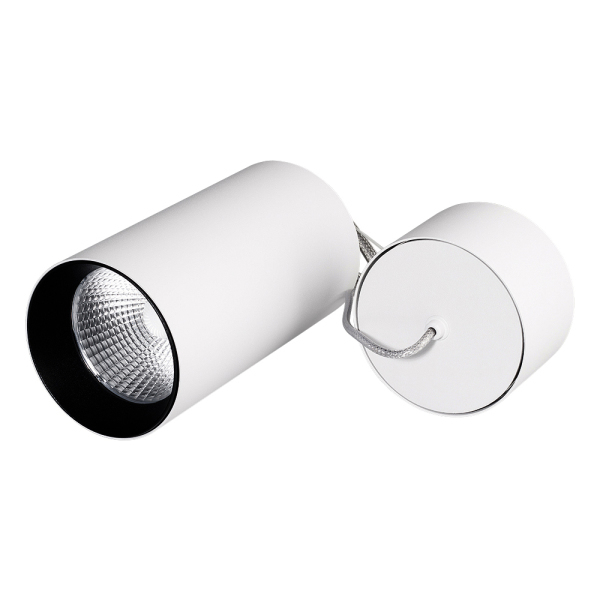Светильник SP-POLO-HANG-R85-15W White5000 (WH-BK, 40 deg) (ARL, IP20 Металл, 3 года)