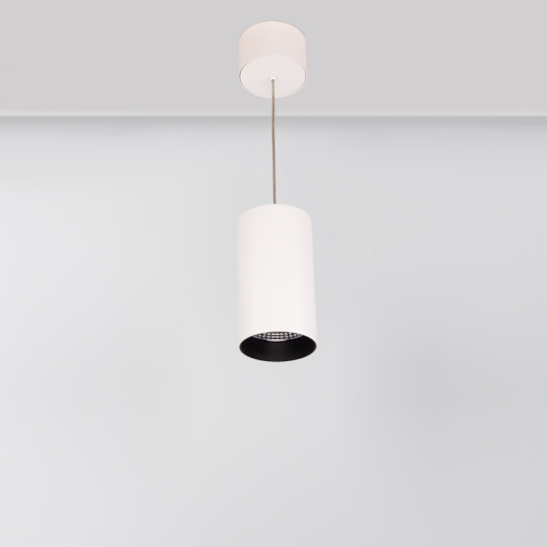 Светильник SP-POLO-HANG-R85-15W White5000 (WH-BK, 40 deg) (ARL, IP20 Металл, 3 года)