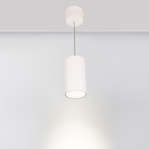 Светильник подвесной SP-POLO-R85-2-15W Day White 40deg (White, White Ring) (ARL, IP20 Металл, 3 года)