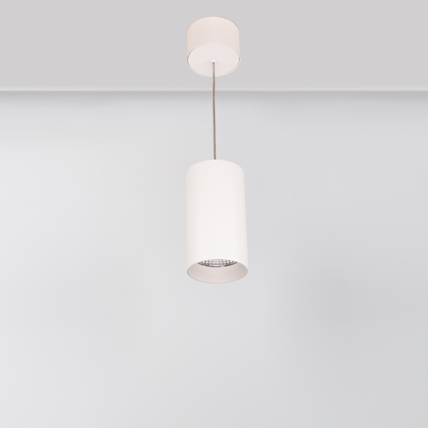 Светильник подвесной SP-POLO-R85-2-15W Day White 40deg (White, White Ring) (ARL, IP20 Металл, 3 года)