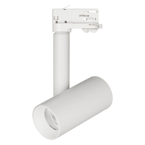Корпус SP-POLO-TRACK-4TR-PIPE-R65 (WH, 1-3, 200mA) (ARL, IP20 Металл, 3 года)