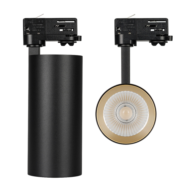 Корпус SP-POLO-TRACK-4TR-LEG-R85 (BK, 1-3, 350mA) (ARL, IP20 Металл, 3 года)