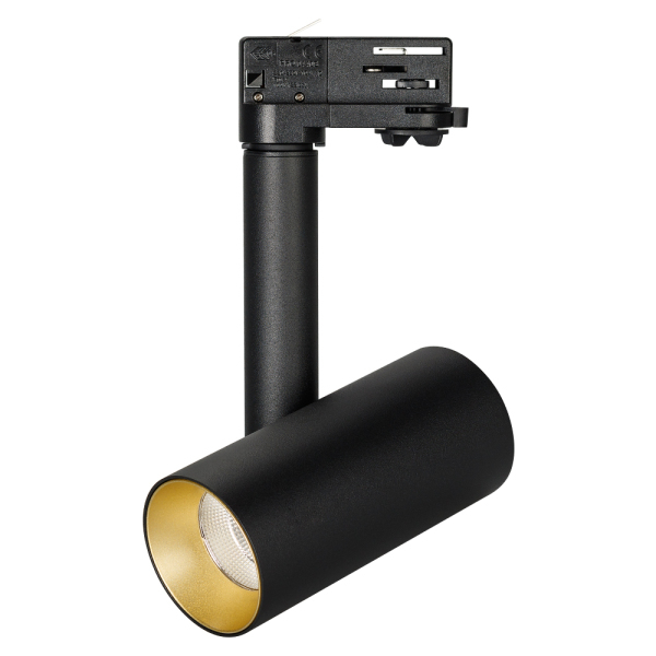 Корпус SP-POLO-TRACK-4TR-PIPE-R65 (BK, 1-3, 200mA) (ARL, IP20 Металл, 3 года)