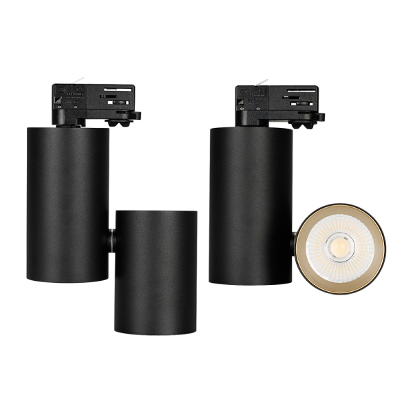 Корпус SP-POLO-TRACK-4TR-TURN-R85 (BK, 1-3, 350mA) (ARL, IP20 Металл, 3 года)