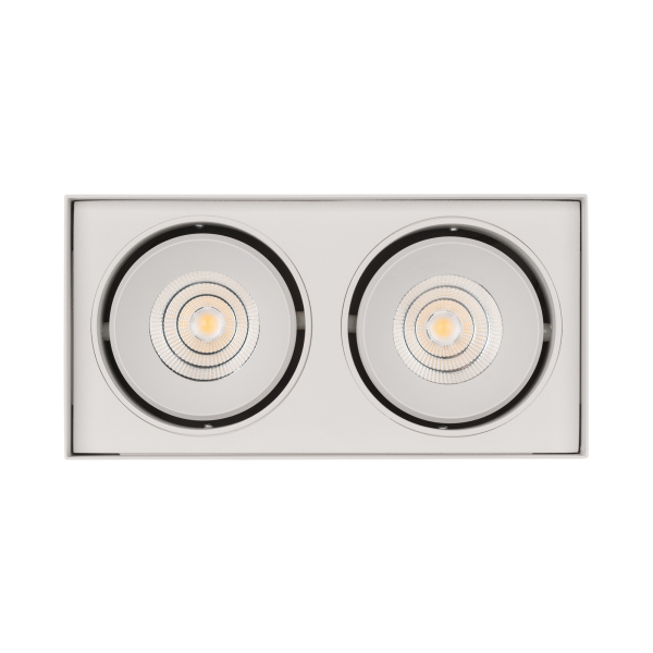 Светильник SP-CUBUS-S100x200WH-2x11W Day White 40deg (ARL, IP20 Металл, 3 года)