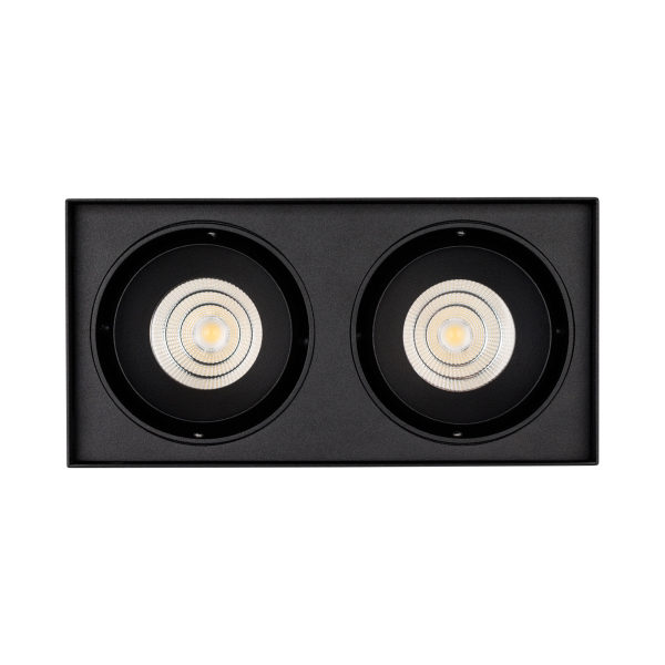 Светильник SP-CUBUS-S100x200BK-2x11W Warm White 40deg (ARL, IP20 Металл, 3 года)