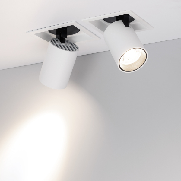 Светильник LTD-PULL-S110x110-10W Warm3000 (WH, 24 deg, 230V) (ARL, IP20 Металл, 5 лет)