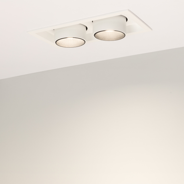 Светильник LTD-PULL-S110x210-2x10W Day4000 (WH, 24 deg, 230V) (ARL, IP20 Металл, 5 лет)