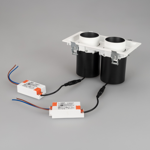 Светильник LTD-PULL-S110x210-2x10W Day4000 (WH, 24 deg, 230V) (ARL, IP20 Металл, 5 лет)