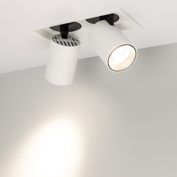 Светильник LTD-PULL-R100-10W Warm3000 (WH, 24 deg, 230V) (ARL, IP20 Металл, 5 лет)