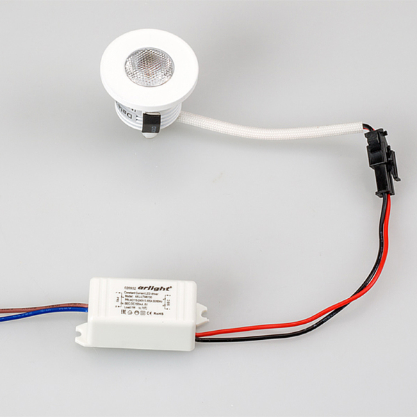Светодиодный светильник LTM-R35WH 1W White 30deg (ARL, IP40 Металл, 3 года)