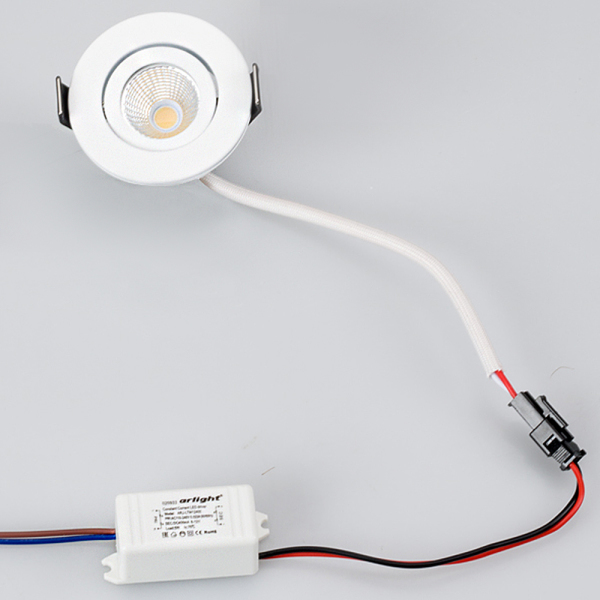 Светодиодный светильник LTM-R50WH 5W White 25deg (ARL, IP40 Металл, 3 года)