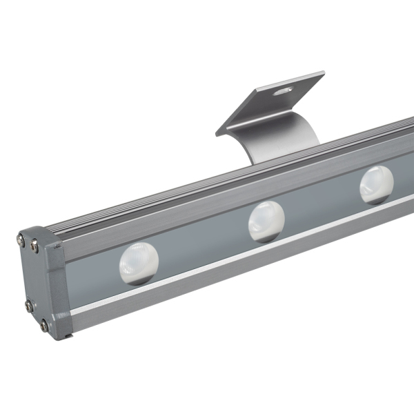 Светодиодный прожектор AR-LINE-1000L-48W-24V RGB-Day4000 (Grey, 15x45 deg, DMX512) (ARL, Закрытый)