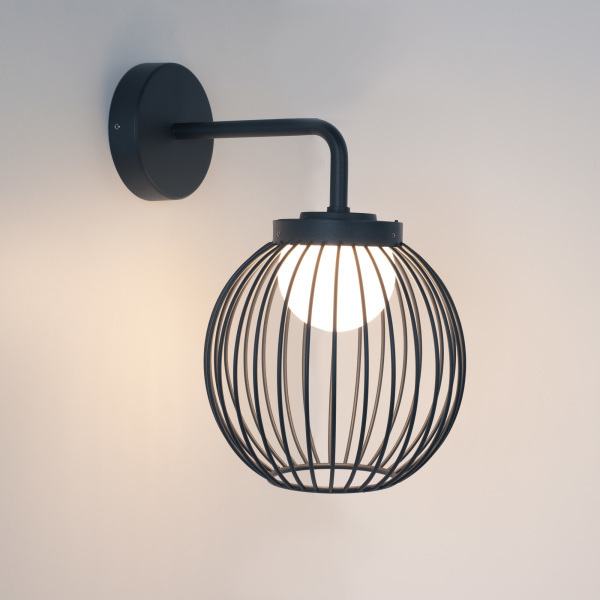 Светильник LGD-PEARL-WALL-7W Warm3000 (GR, 164 deg, 230V) (ARL, IP65 Металл, 3 года)