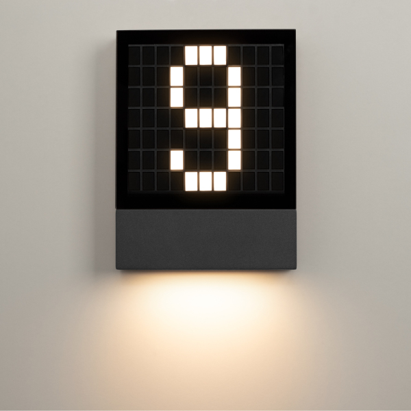Светильник LGD-SIGN-WALL-S150x200-3W Warm3000 (GR, 148 deg, 230V) (ARL, IP54 Металл, 3 года)