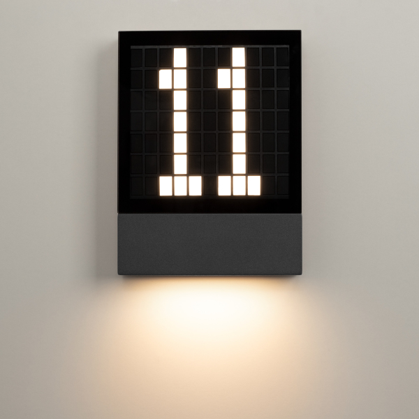 Светильник LGD-SIGN-WALL-S150x200-3W Warm3000 (GR, 148 deg, 230V) (ARL, IP54 Металл, 3 года)