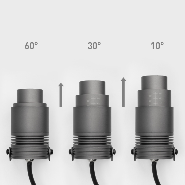 Светильник ALT-RAY-ZOOM-R61-12W Day4000 (DG, 10-60 deg, 230V) (ARL, IP67 Металл, 3 года)