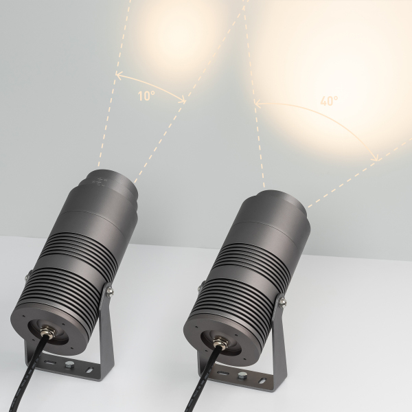 Светильник ALT-RAY-ZOOM-R89-25W Warm3000 (DG, 10-40 deg, 230V) (ARL, IP67 Металл, 3 года)