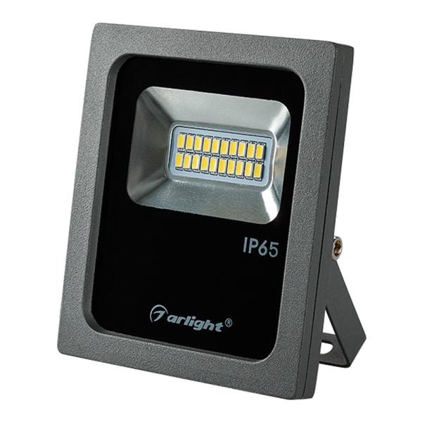 Светодиодный прожектор AR-FLG-FLAT-10W-220V Day (ARL, Закрытый)