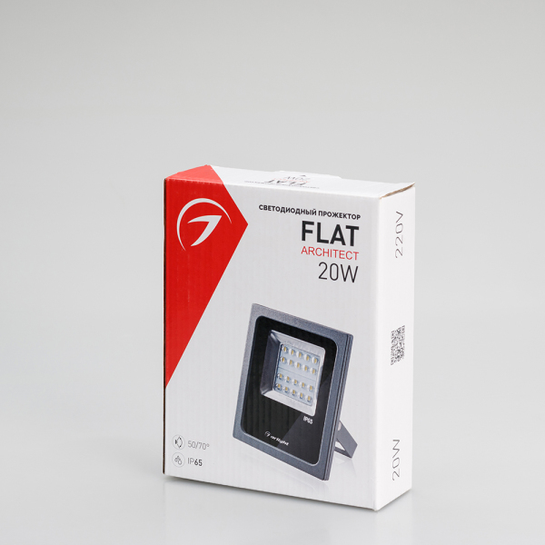 Светодиодный прожектор AR-FLG-FLAT-ARCHITECT-20W-220V White 50x70 deg (ARL, Закрытый)