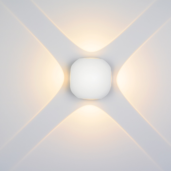 Светильник LGD-Wall-Orb-4WH-8W Warm White (ARL, IP54 Металл, 3 года)