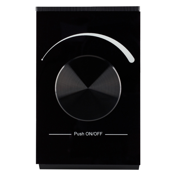 Панель Rotary SR-2836D-RF-UP Black (3V, DIM) (ARL, IP20 Пластик, 3 года)