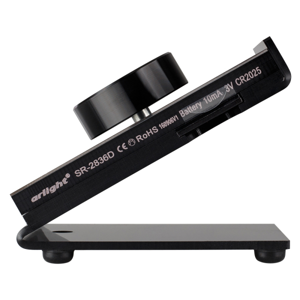 Панель Rotary SR-2836D-RF-UP Black (3V, DIM) (ARL, IP20 Пластик, 3 года)
