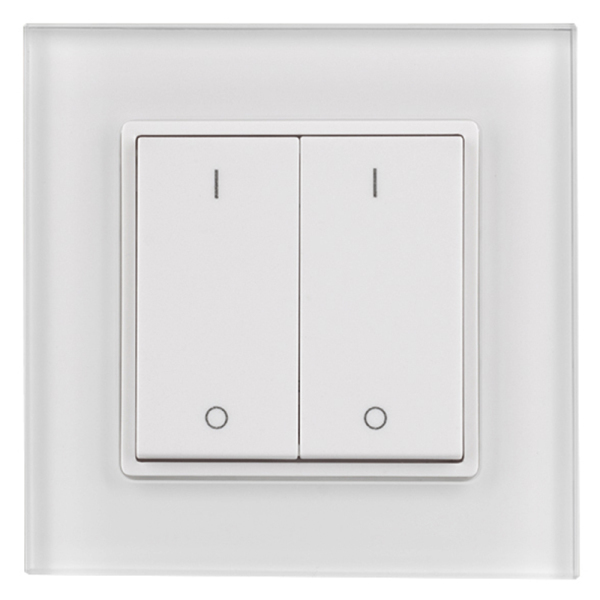 Панель Knob SR-2833K2-RF-UP White (3V, DIM,2 зоны) (ARL, IP20 Пластик, 3 года)