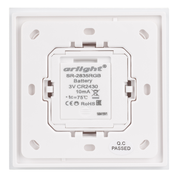 Панель Rotary SR-2835RGB-RF-UP White (3V, RGB) (ARL, IP20 Пластик, 3 года)