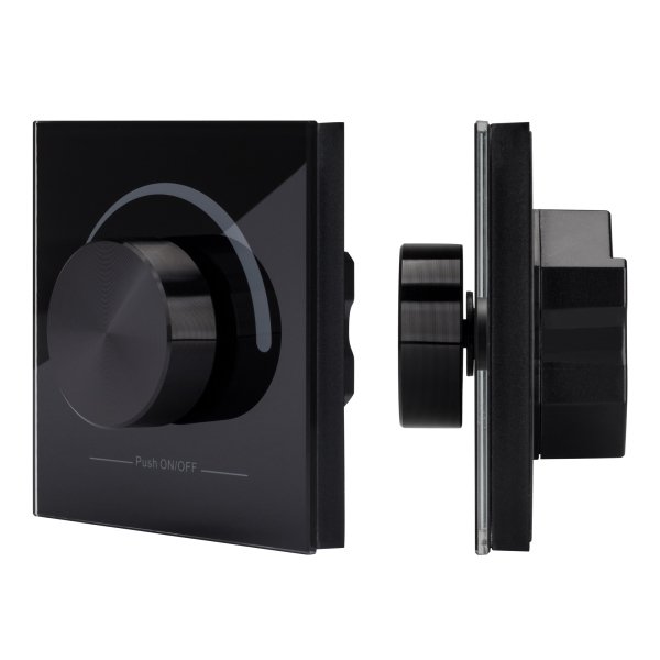 Панель Rotary SR-2836R-RF-IN Black (3V, DIM) (ARL, IP20 Пластик, 3 года)
