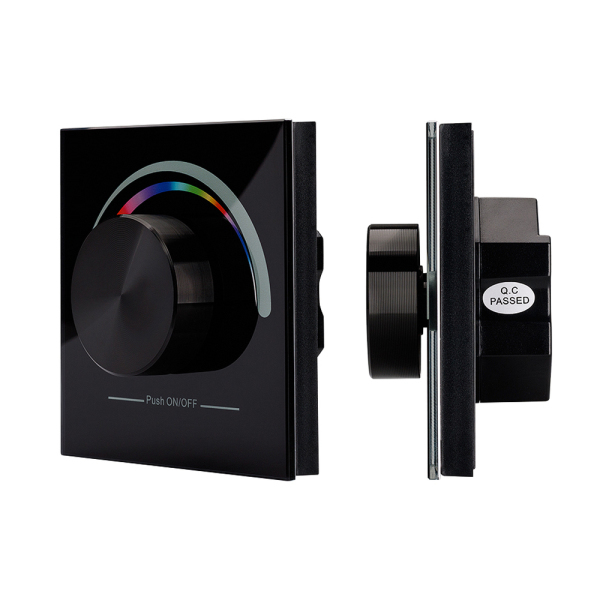 Панель Rotary SR-2836-RGB Black (3V,RGB,1зона) (ARL, IP20 Пластик, 3 года)