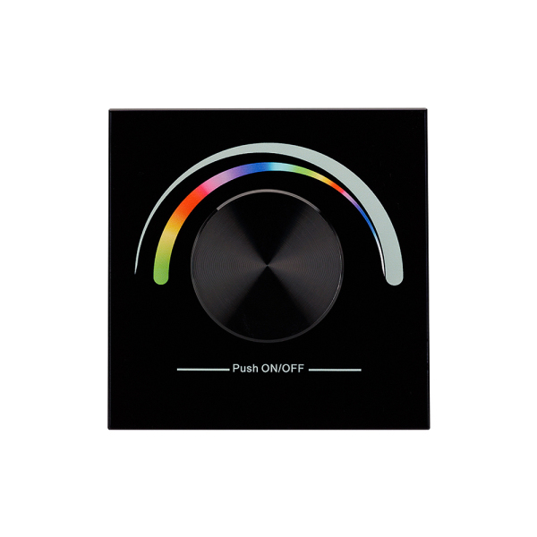 Панель Rotary SR-2836-RGB Black (3V,RGB,1зона) (ARL, IP20 Пластик, 3 года)