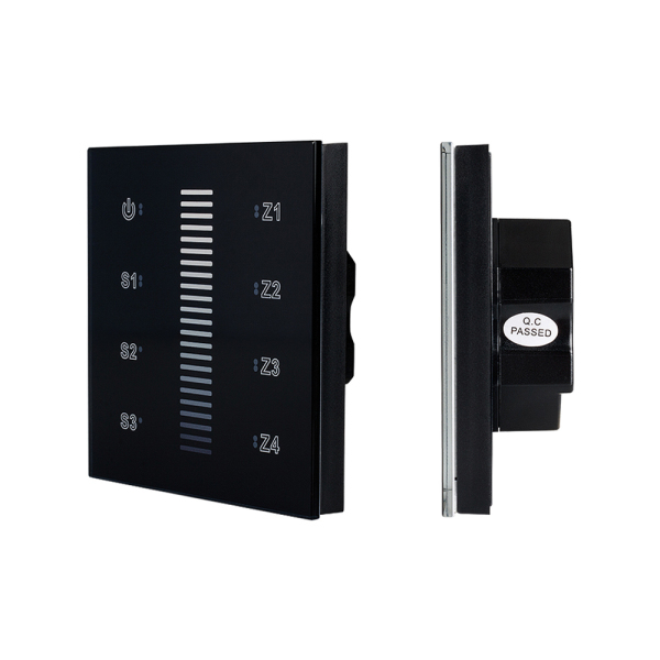 Панель Sens SR-2830A-RF-IN Black (220V,DIM,4 зоны) (ARL, IP20 Пластик, 3 года)