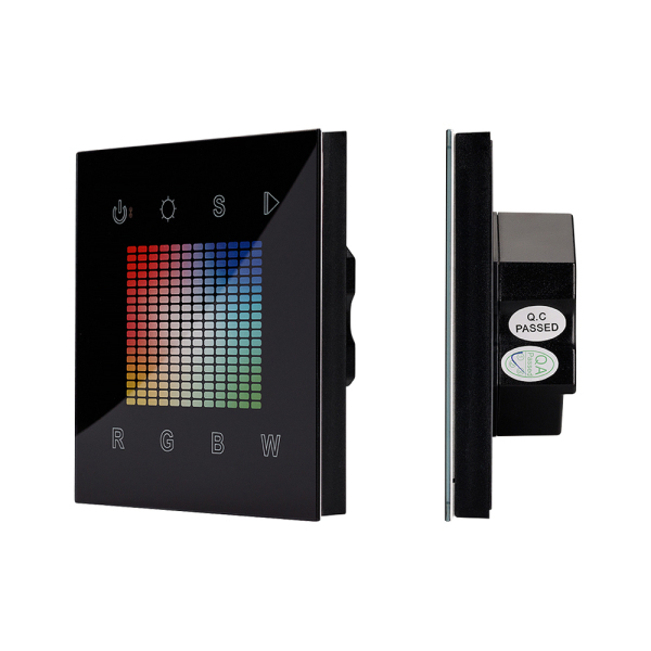 Панель Sens SR-2831S-AC-RF-IN Black (220V,RGBW,1зона) (ARL, IP20 Пластик, 3 года)
