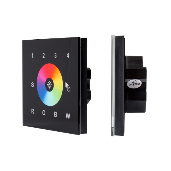 Панель Sens SR-2820AC-RF-IN Black (220V,RGBW,4зоны (ARL, IP20 Пластик, 3 года)